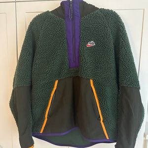 Nike Anorak Sherpa Fleece Hoodie